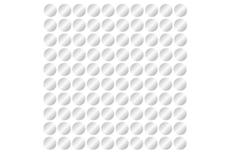JAM Paper ختمات ملصقات دائرية من JAM PAPER بحواف مسننة - 1.5 بوصة قطر - فضي - 100 ملصق دائري/عبوة - Image 5